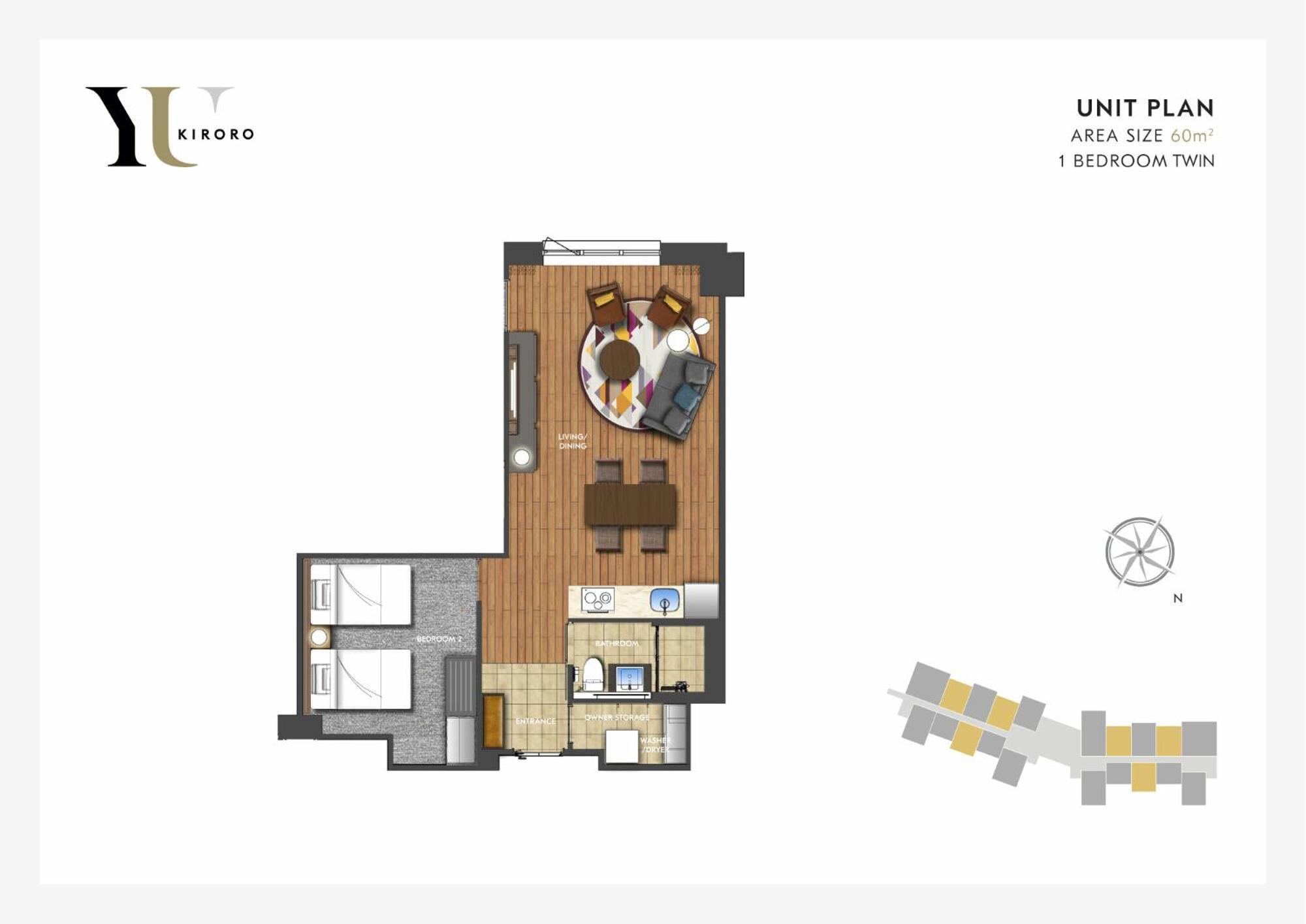 Yu Kiroro, Ski-In Ski-Out Luxury Residences Akaigawa Стая снимка